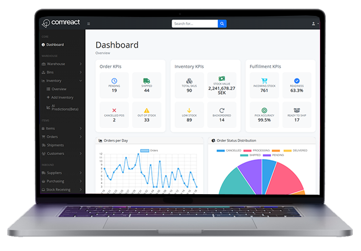 Comreact Cloud Interface